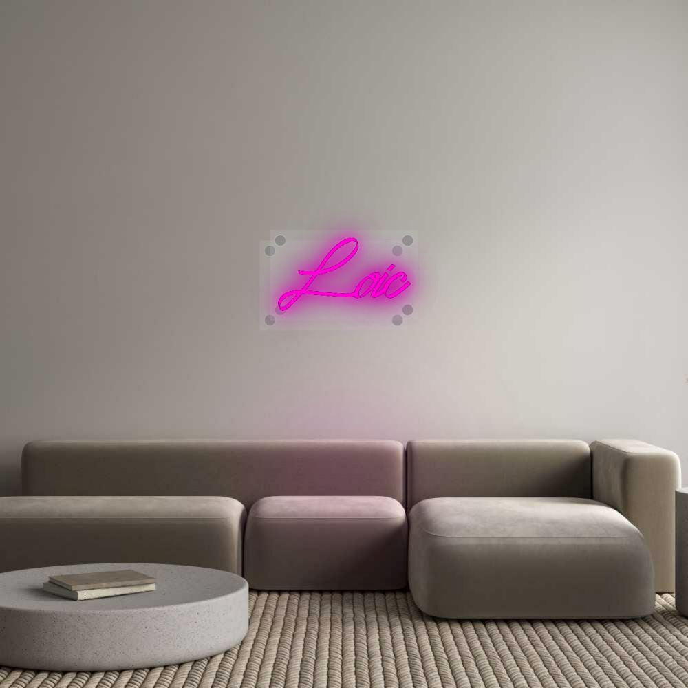 Dein Custom Neon Sign Loïc Custom Neon NEON WAVE 