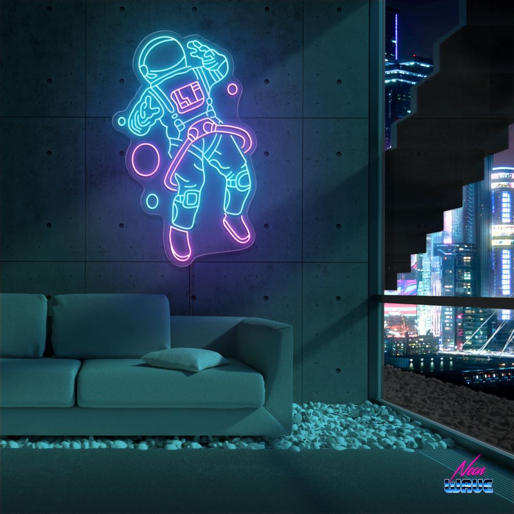 Astronaut Neon Sign Neonwave.ch 100cm 